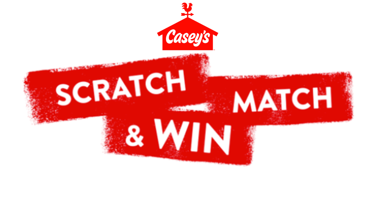 Casey’s Rewards Scratch, Match, and Win Instant Win Game The Freebie