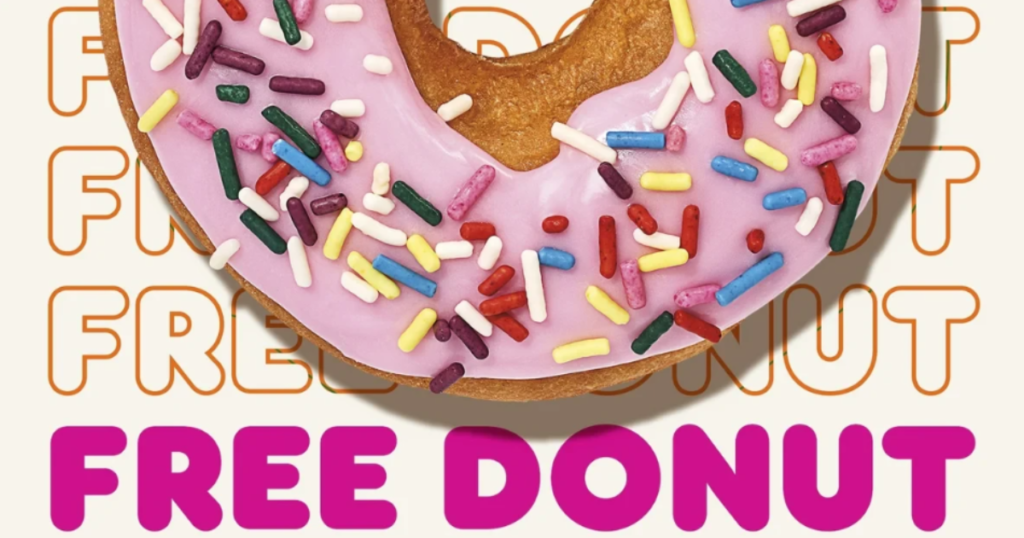 Free Donut at Dunkin' on June 2 for National Donut Day!! - The Freebie ...