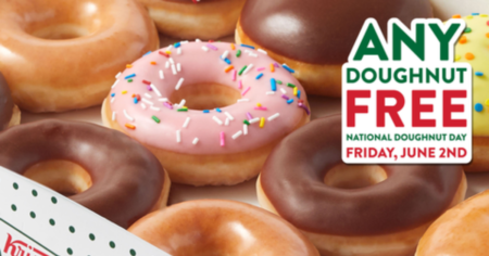 Free Krispy Kreme Doughnut