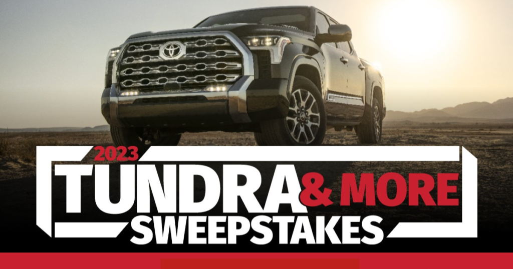 MLF Toyota Tundra Limited More Sweepstakes