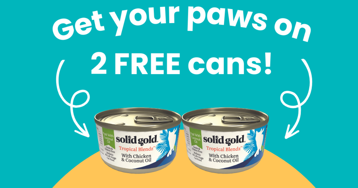 Free Cans of Solid Gold Cat Food with Free Shipping The Freebie Guy®
