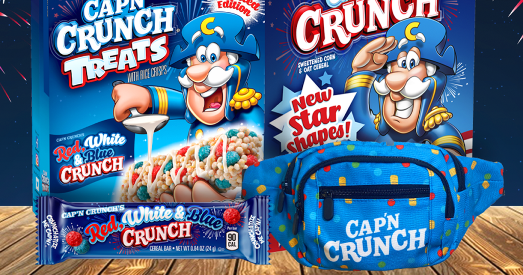 Cap'n Crunch Red White and Blue Sweepstakes - The Freebie Guy®