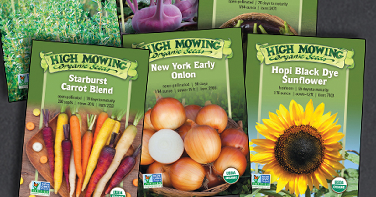 High Mowing Organic Seeds Giveaway The Freebie Guy®