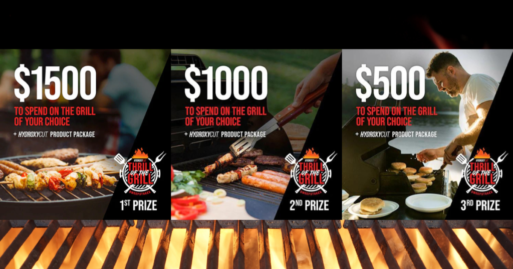 Hydroxcut Thrill of the Grill Sweepstakes