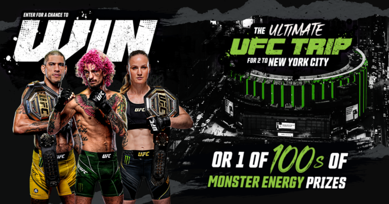 Monster Energy Ultimate UFC Experience Sweepstakes - The Freebie Guy®