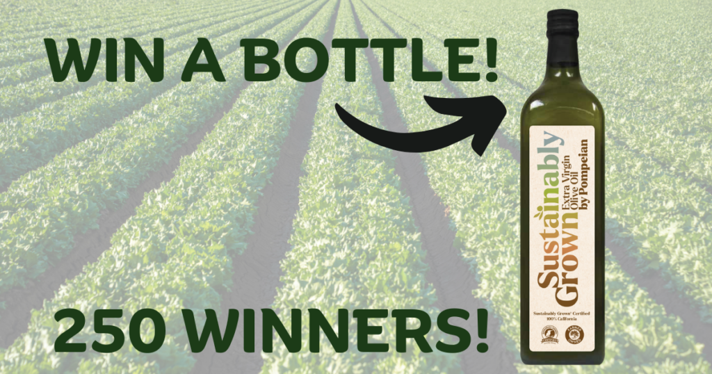 Pompeian Sustainably Grown Giveaway