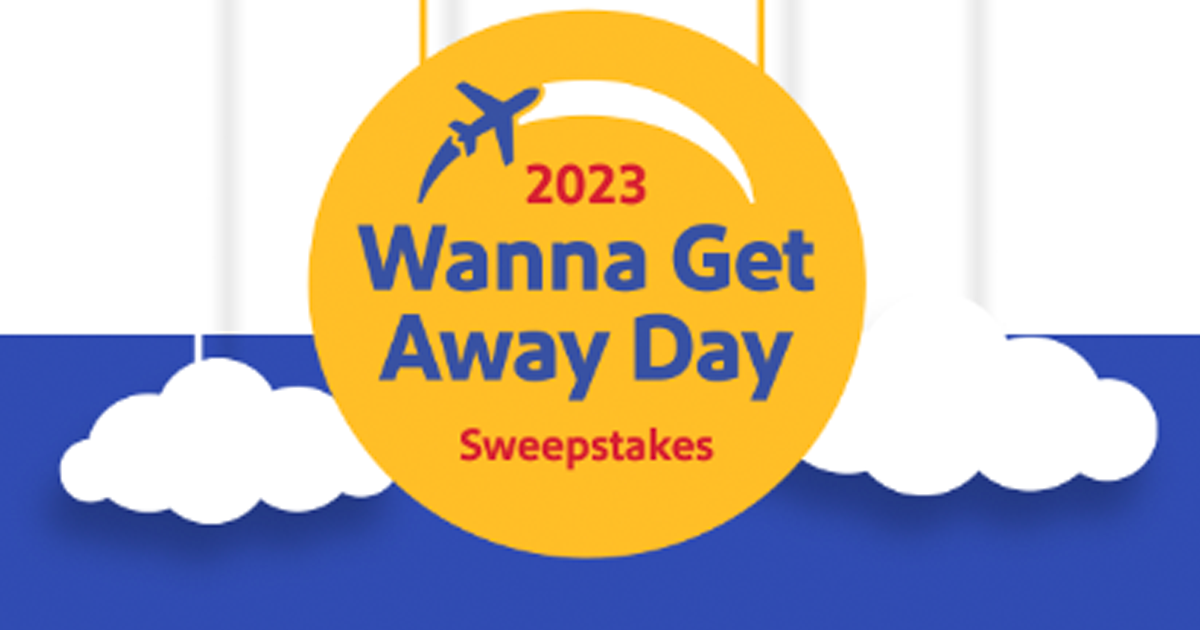 Wanna Get Away Day Sweepstakes & Instant Win Game The Freebie Guy®