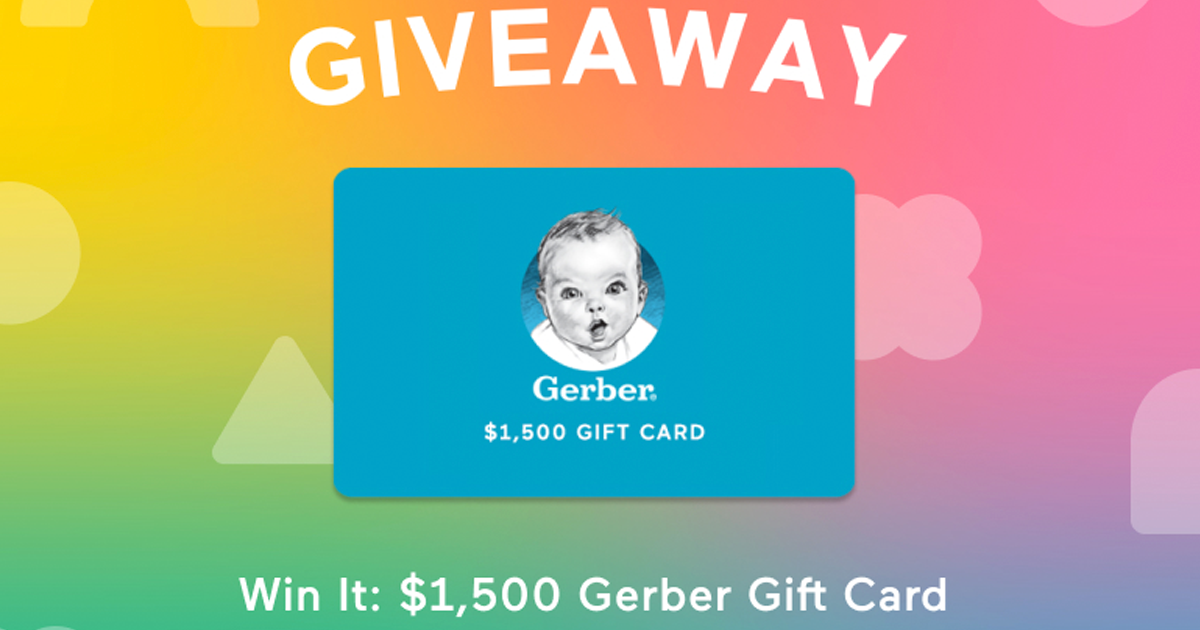 Babylist 1,500 Gerber Gift Card Giveaway The Freebie Guy®
