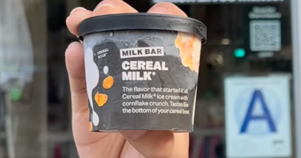 Free Mini Cereal Milk Ice Cream Pints at Milk Bar Stores The Freebie Guy®
