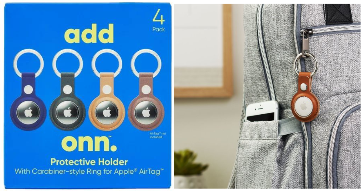 4 Pack Of AirTag Holders For ONLY 1 The Freebie Guy® ️️️