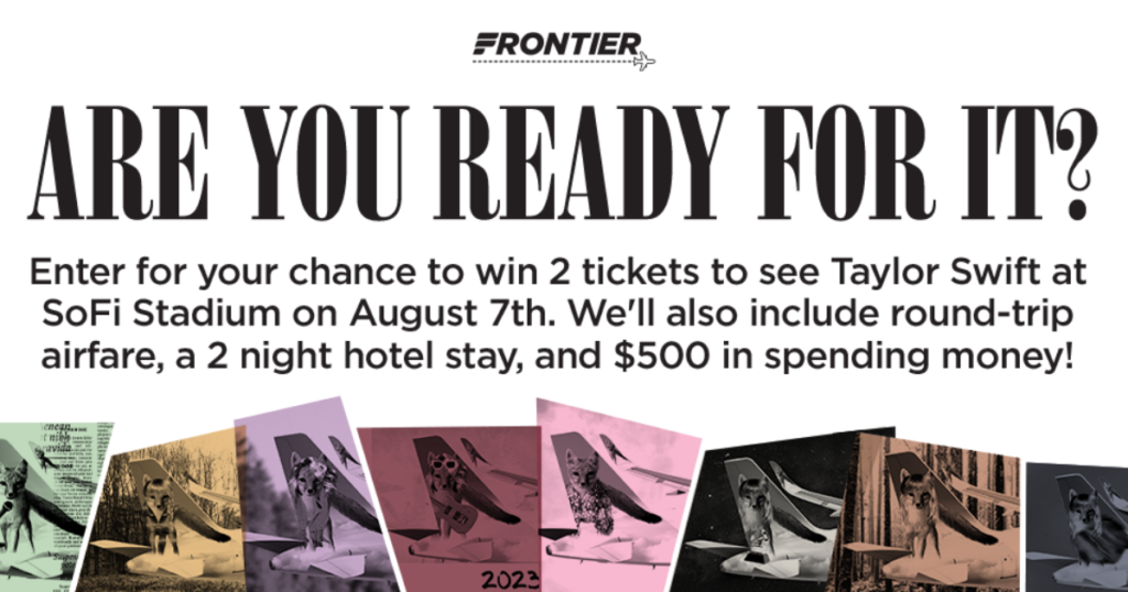 Frontier Airlines giving away free Taylor Swift tickets