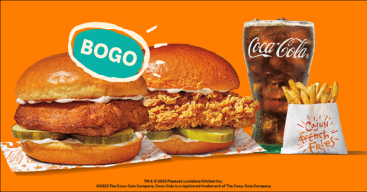 Popeyes Celebrating Four Years of Chicken Sandwich with BOGO Deal The