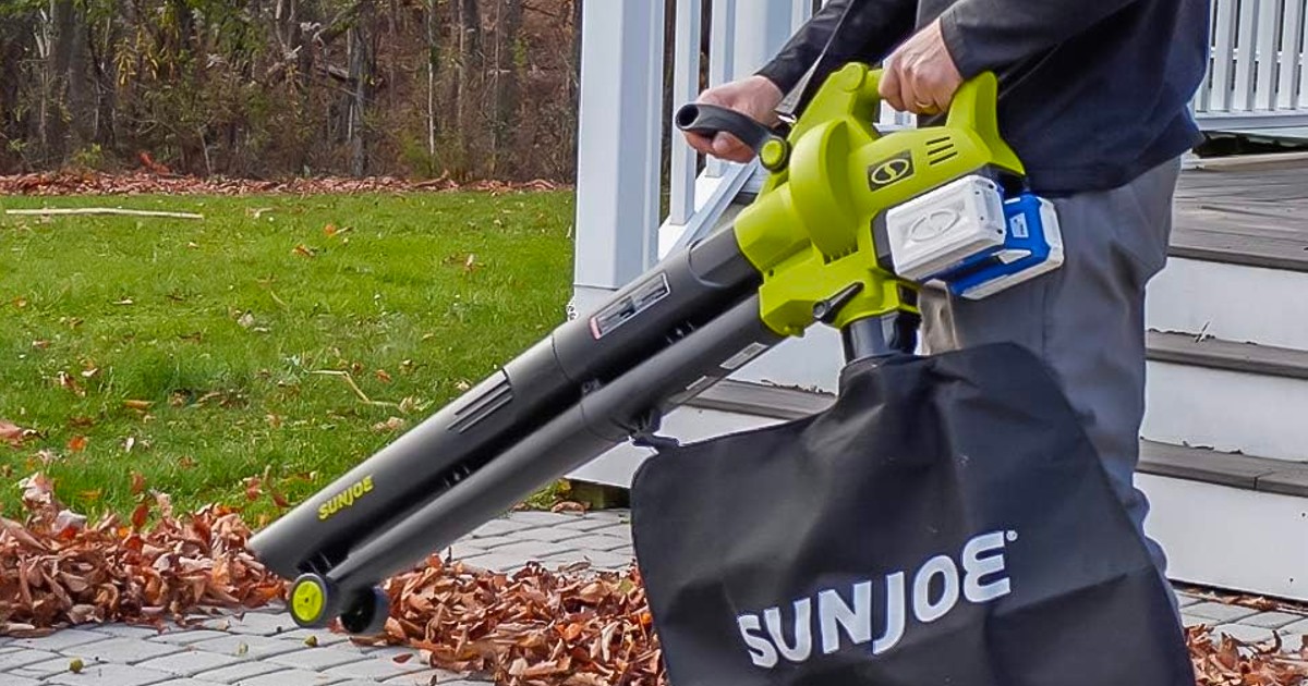 SUN JOE LEAF BLOWER
