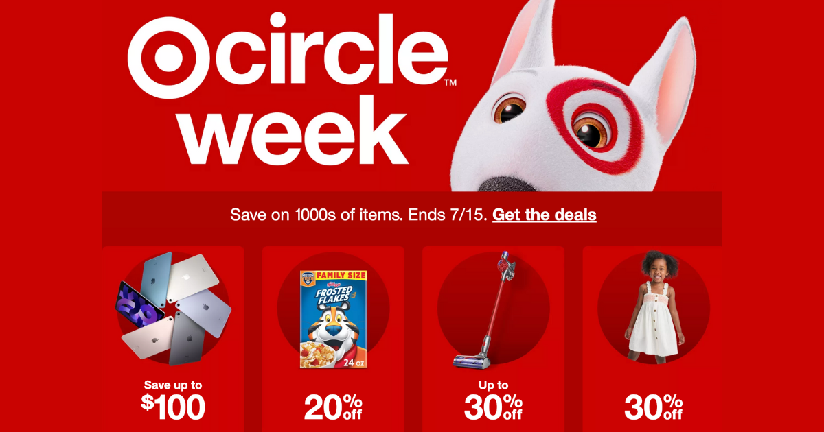 Target Circle Week Ends Tonight Huge Savings on Electronics, Clothing