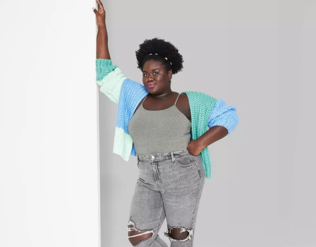 Womens Slim Fit Cropped Cami Tank Top