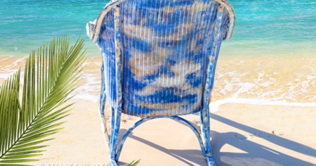 blue chair