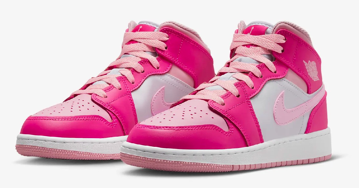 pink jordan 1