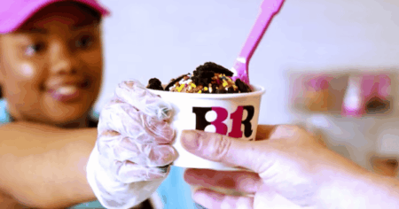 Baskin Robbins scoop
