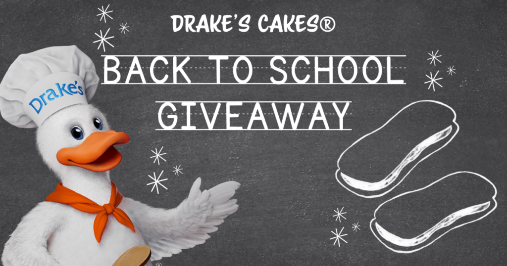 Drakes Cakes Back to School Giveaway
