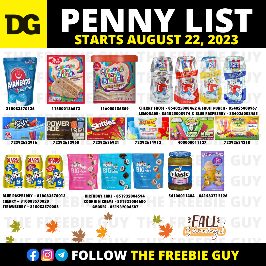 penny list august