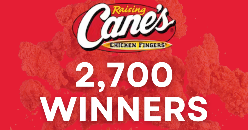 Raising Canes th Birthday Giveaway