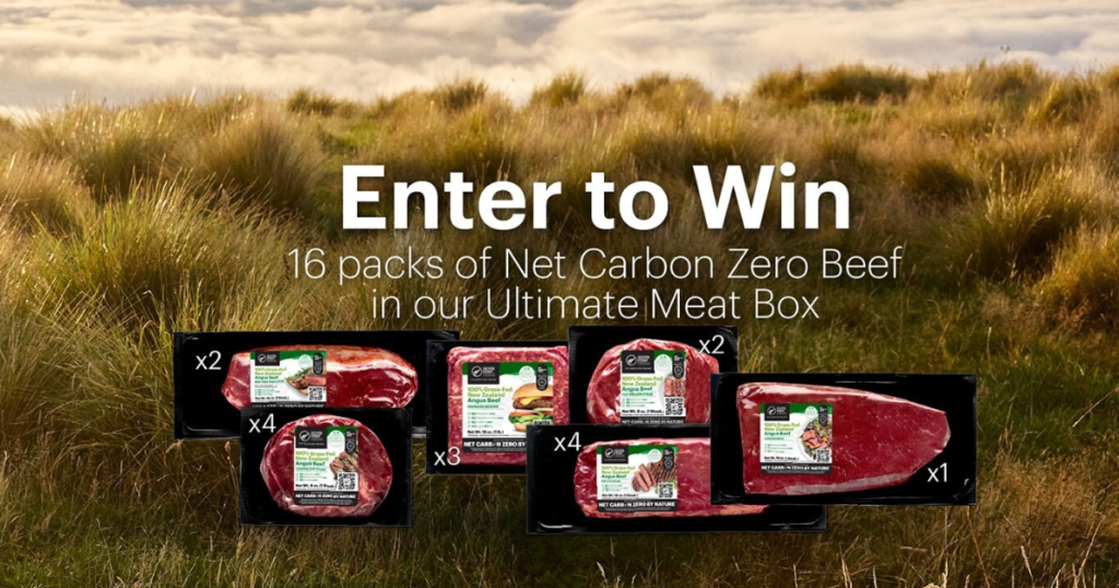 Silver Fern Farms USA Ultimate Net Carbon Zero Beef Meat Box Giveaway