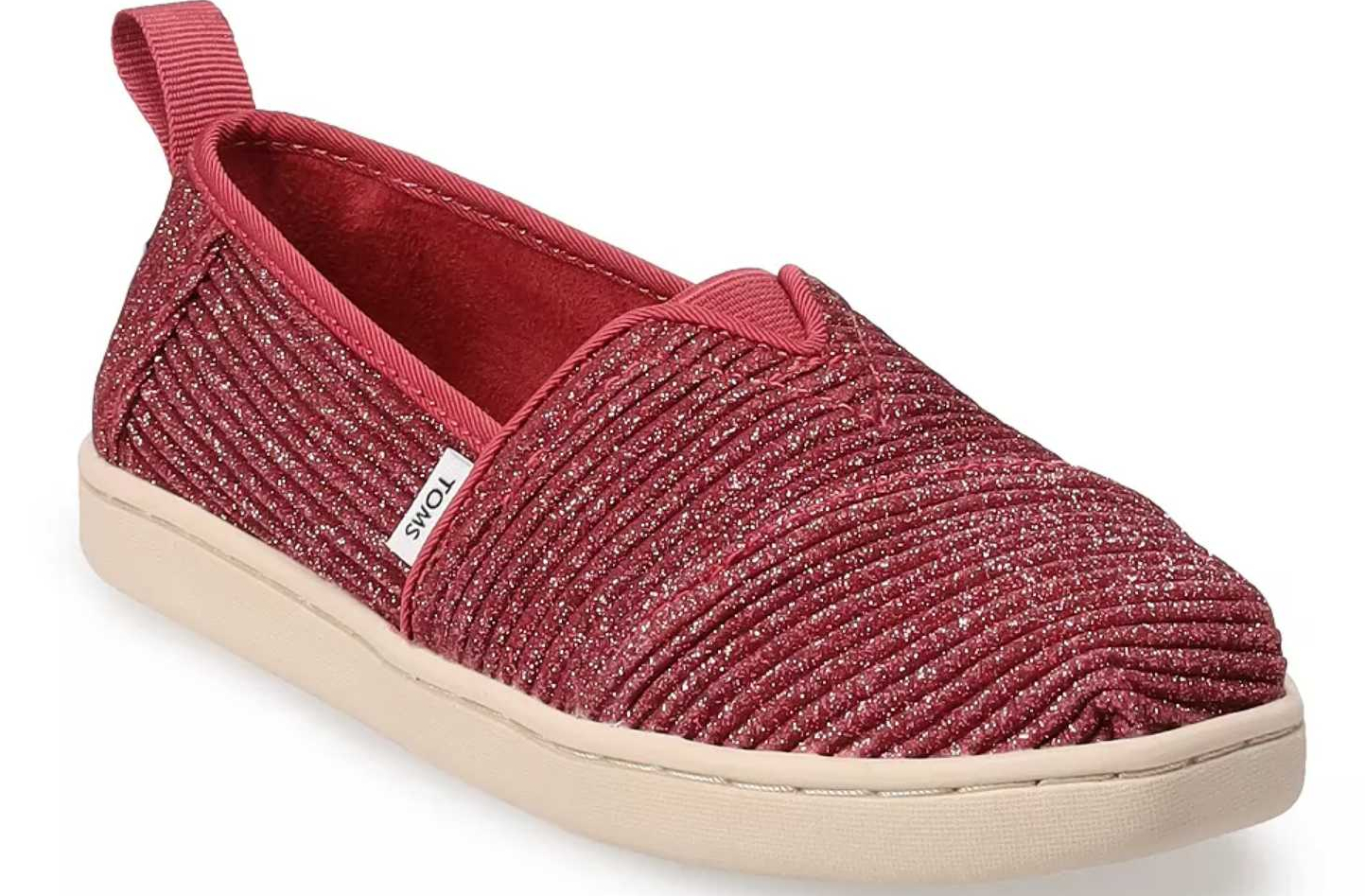 TOMS Glimmer Corduroy Girls Alpargata Shoes