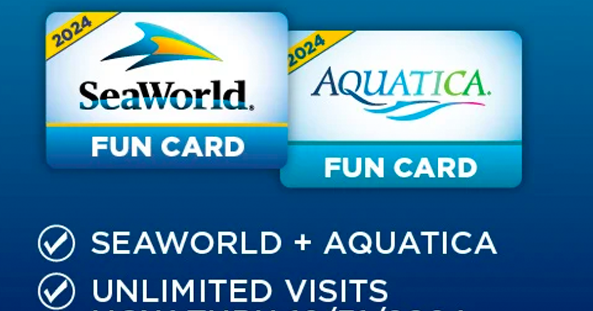 Buy a Sea World Fun Card and get Unlimited Visits in 2023 & 2024 The