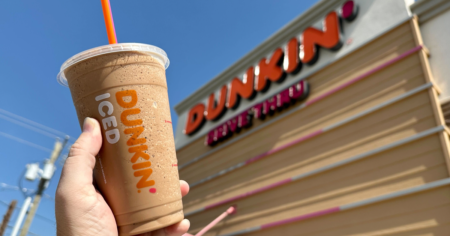 kendall frozen dunkin drink