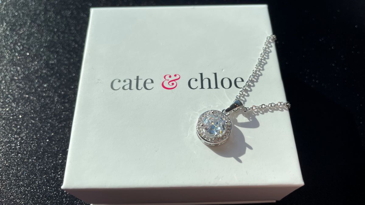 Cate and Chloe Blake Necklace Silver
