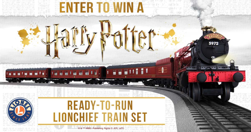 Lionel Hogwarts Express Ready To Run LionChief Train Set Giveaway