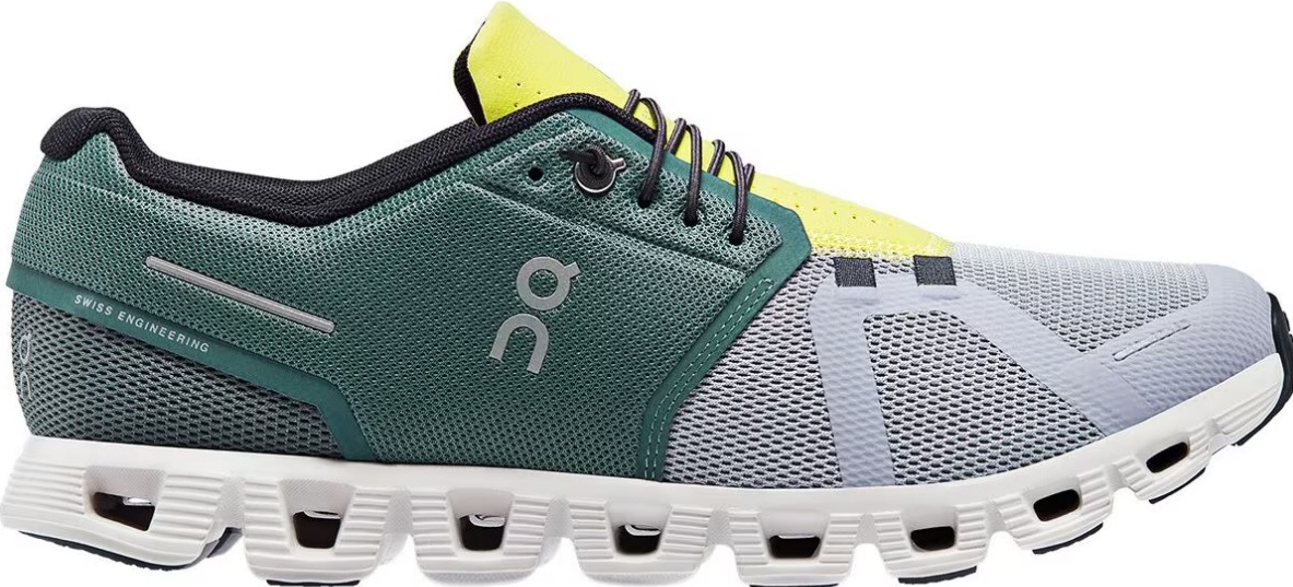 On Running Cloud Shoe Mens in Olive Alloy