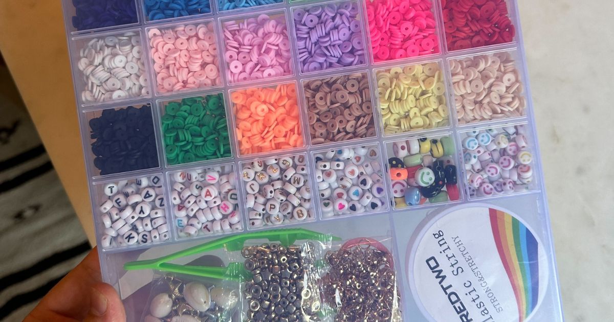 Clay Beads 5100-Piece Bracelet Making Kit Only $5.99 (Reg. $20) - Great For  Taylor Swift Fans! - The Freebie Guy®