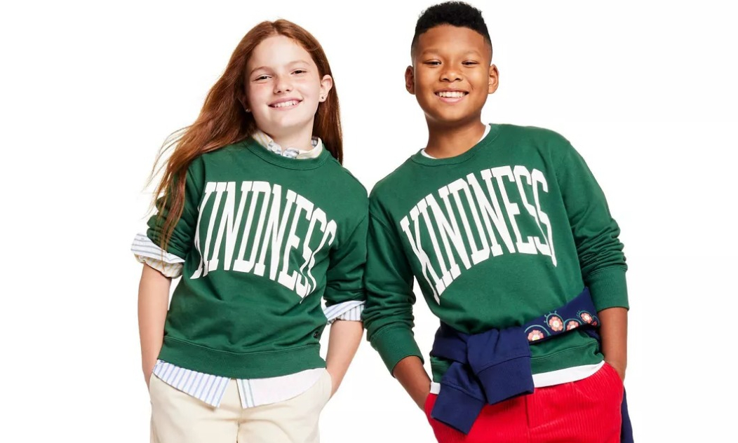 Rowing Blazers x Target Kids Kindness Graphic Crewneck Sweatshirt