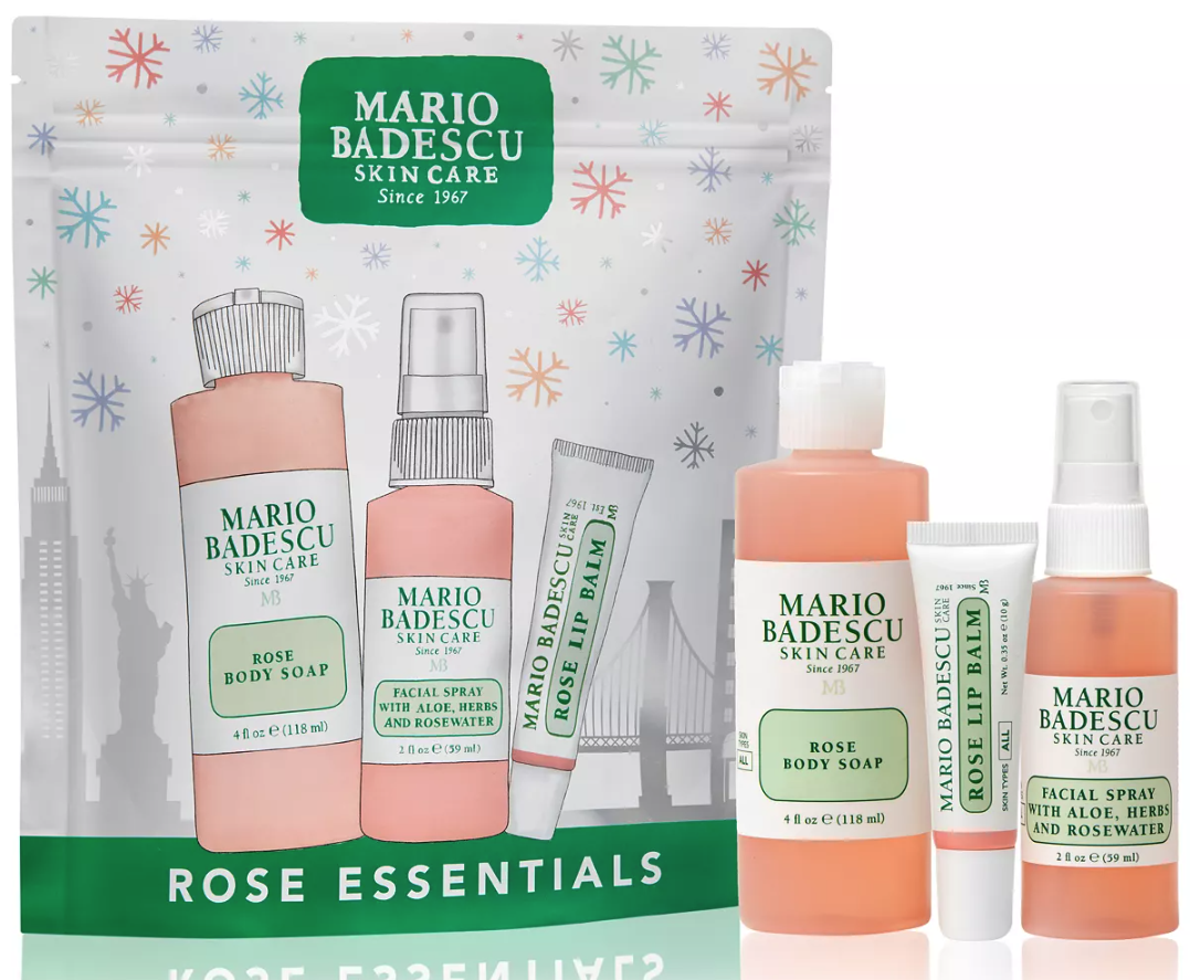 Mario Badescu 3-Piece Rose Essentials Gift Set