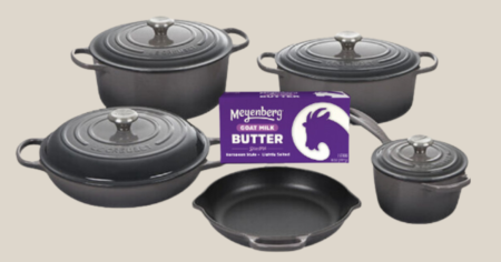 Meyenberg ‘Le Creuset Cast Iron Cookware Goat Butter Giveaway