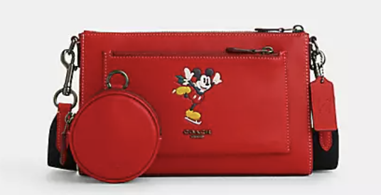 Coach Disney Nolita 19 in Signature Jacquard with Mickey Mouse Print