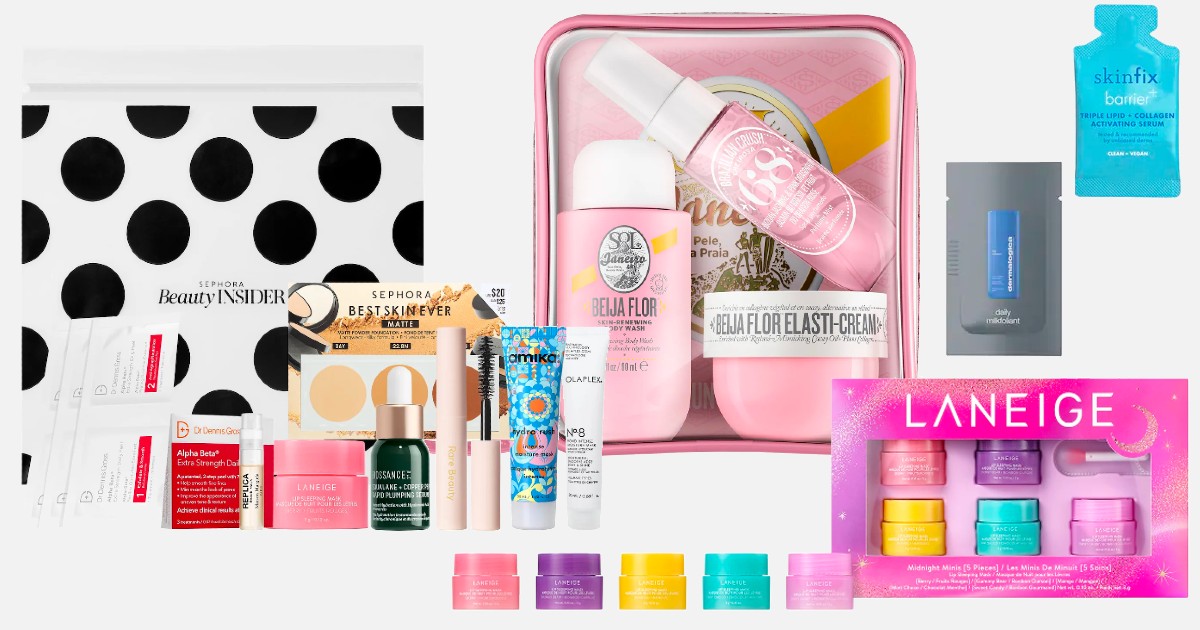 FREE Sephora Sample Bag With $50 Purchase - Includes Laneige, Amika ...