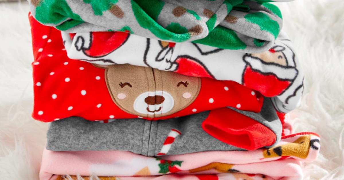 Black Friday Price! Carter's Fleece Pajamas Only 8 (Reg. 20+) The