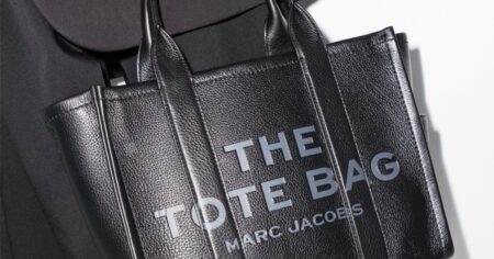 marc jacobs the tote bag leather