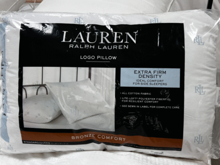 ralph lauren logo pillow