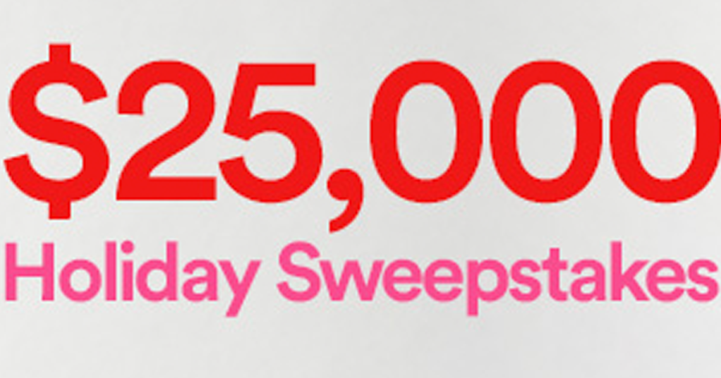 holiday sweepstakes
