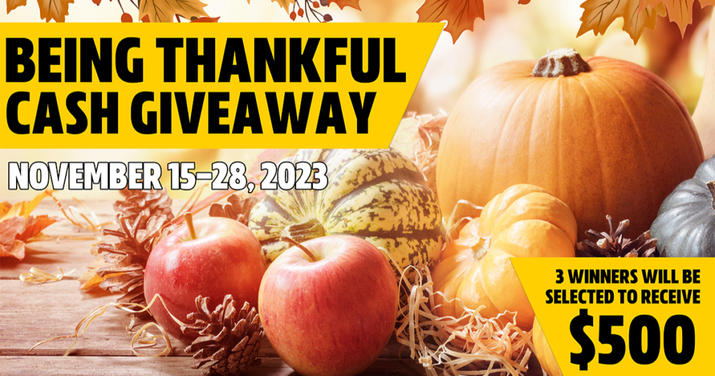 Al Capone Being Thankful Cash Giveaway