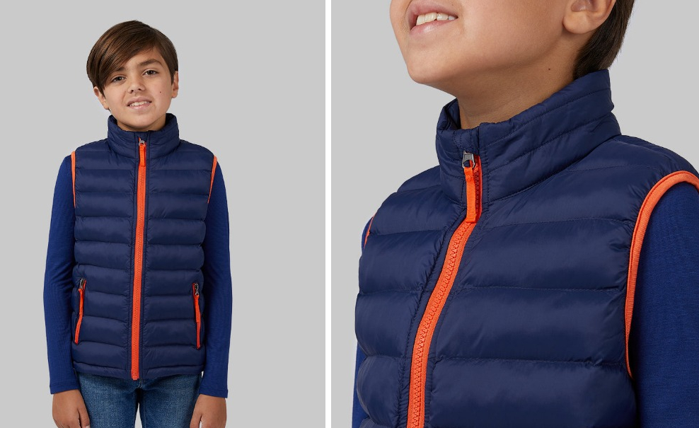 BOYS LIGHTWEIGHT PUFFER VEST