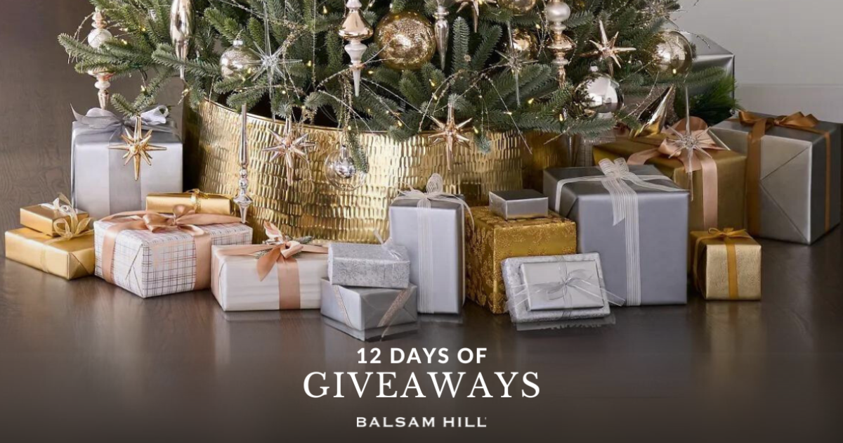 Balsam Hill’s 12 Days of Giveaways The Freebie Guy®