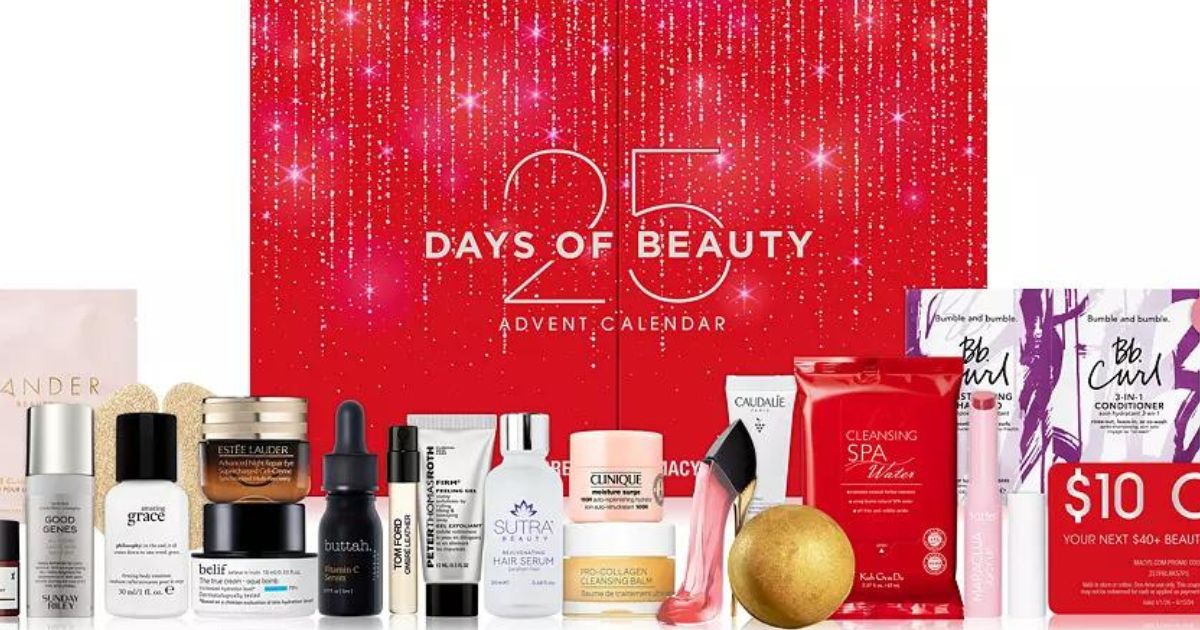 50% Off Macy #39 s Beauty Advent Calendars 25 Days of Beauty $49 50 ($321