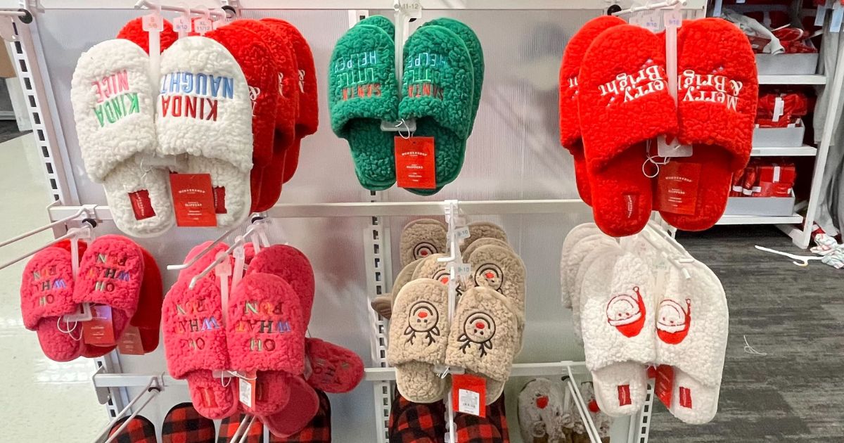 Target Slippers for the Whole Family from 4! The Freebie Guy® ️️️