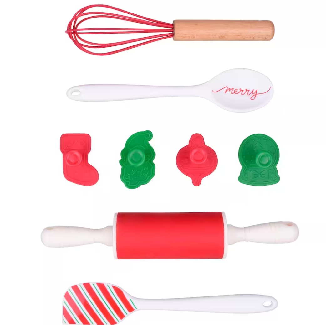 Christmas Cookie Baking Utensil Set by Celebrate It