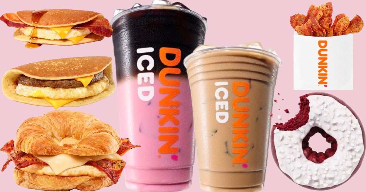 Dunkin's New Winter Menu is Back Pink Velvet Macchiato, Red Velvet