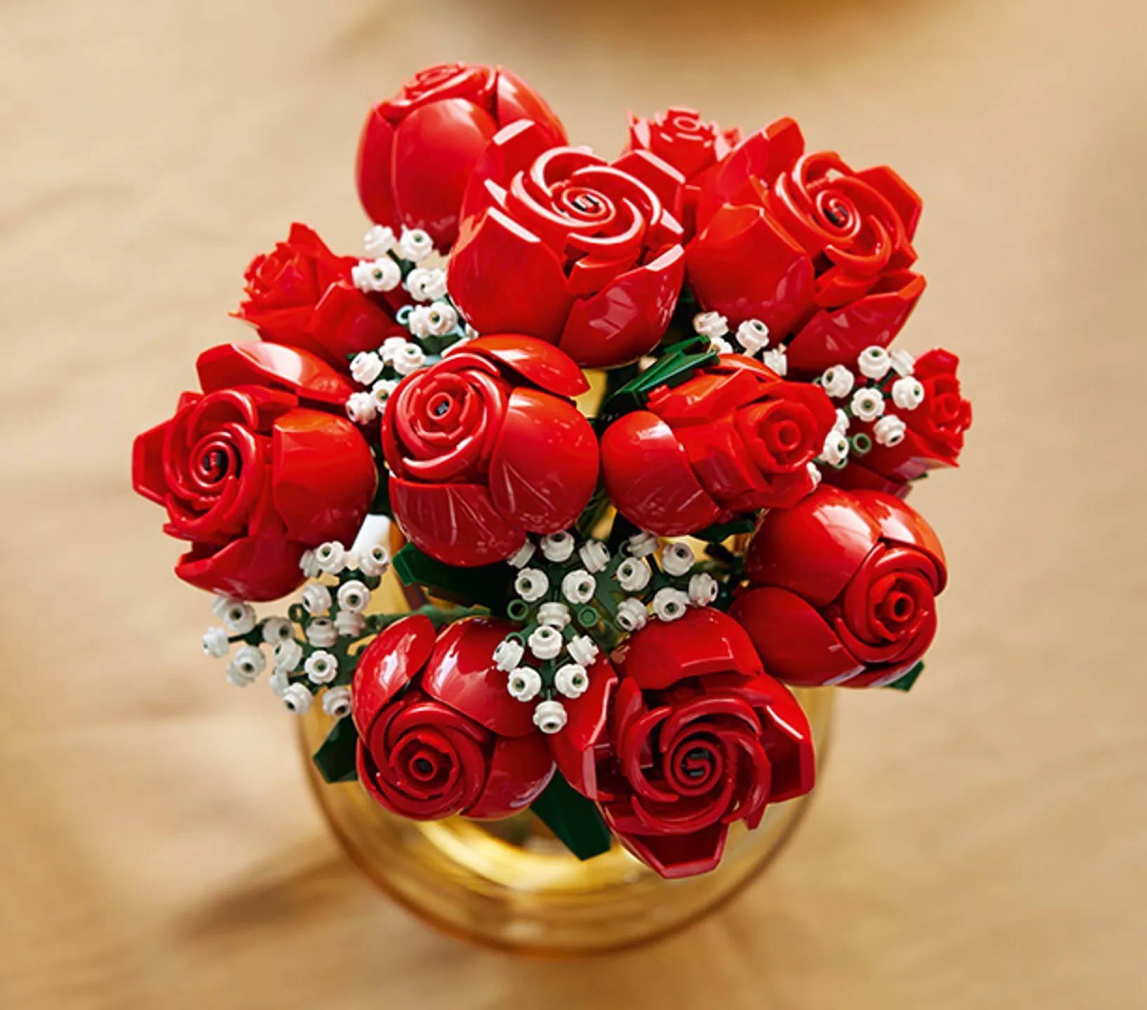 LEGO ROSES iN VASE